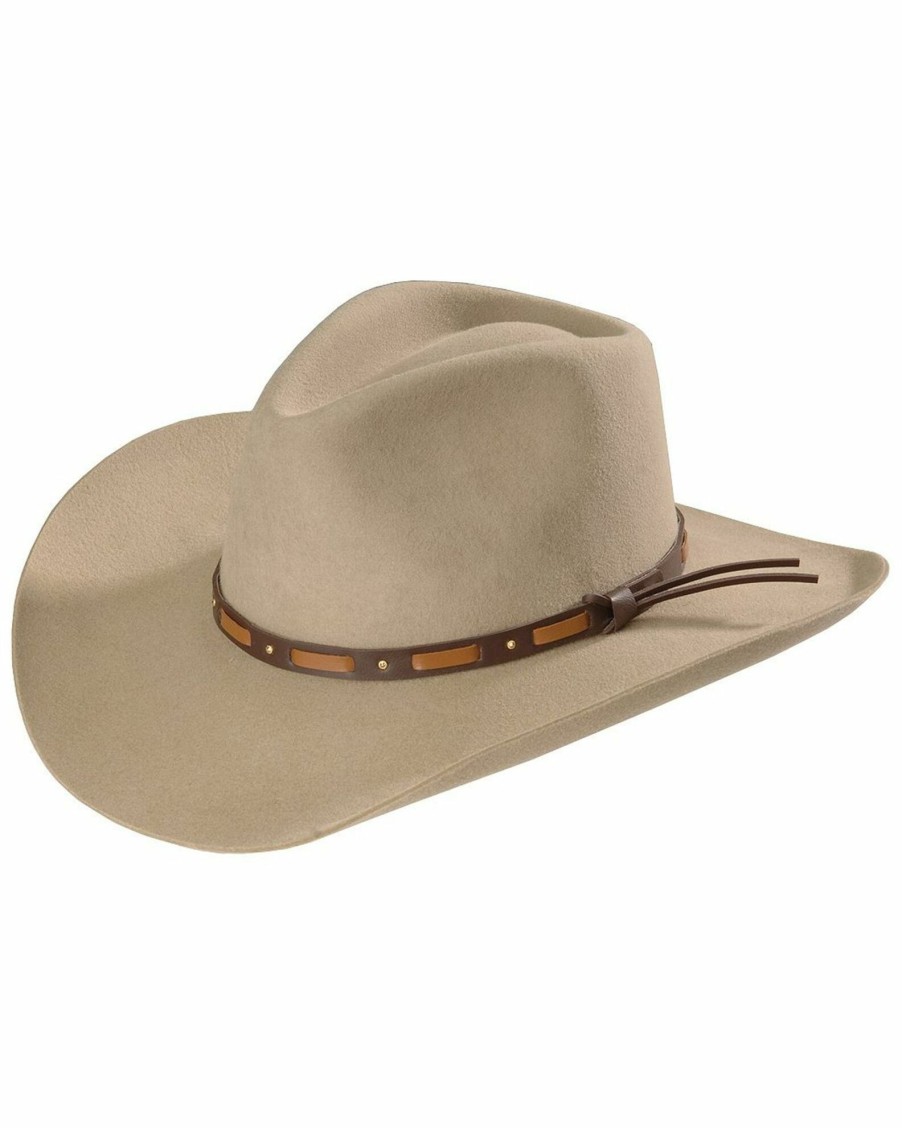 Hat * | Stetson Hutchins 2Xx Wool Felt Hat For Men'S Stone