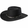 Hat * | Stetson Hawk Crushable Wool Hat For Men'S Black