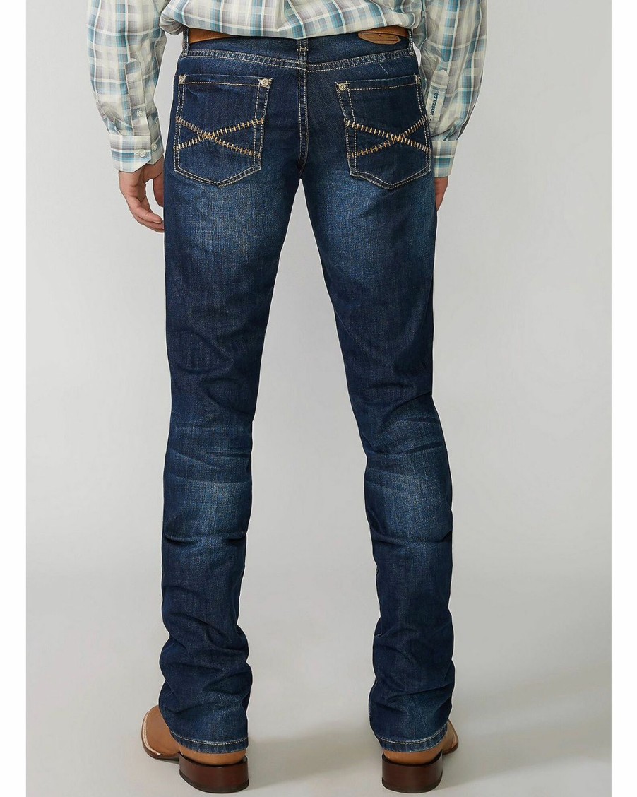 Jean * | Stetson Rock Fit Barbwire "X" Stitched Jeans For Men'S