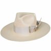 Hat * | Stetson Atacama Pinch Front Straw Western Hat For None Silver Belly