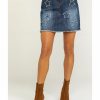 Skirt * | Stetson Women'S Star Denim Skirt Blue