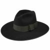 Hat * | Stetson Black Tri-City Fur Felt Western Hat For None