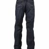 Jean * | Stetson Men'S 1312 Relaxed Fit Straight Leg Jeans With Flag Detail