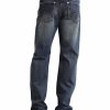 Jean * | Stetson Modern Fit Embossed "X" Stitched Jeans For Men'S Med Wash