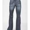 Jean * | Stetson Women'S Dark 214 Trouser Fit Jeans Blue