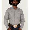 Shirt * | Stetson Men'S Original Rugged Ghost Geo Print Long Sleeve Snap Western Shirt