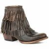 Boot * | Stetson Women'S Maggie Western Booties Pointed Toe Brown