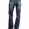 Jean * | Stetson Women'S 816 Fit White "S" Stitch Bootcut Jeans Denim