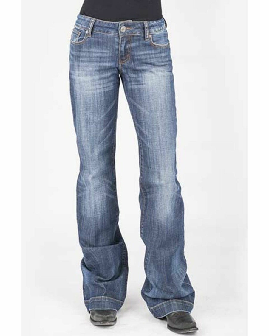 Jean * | Stetson Women'S 214 Trouser Fit Jeans Blue