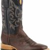 Boot * | Stetson Men'S Obadiah Bison Western Boots Wide Square Toe