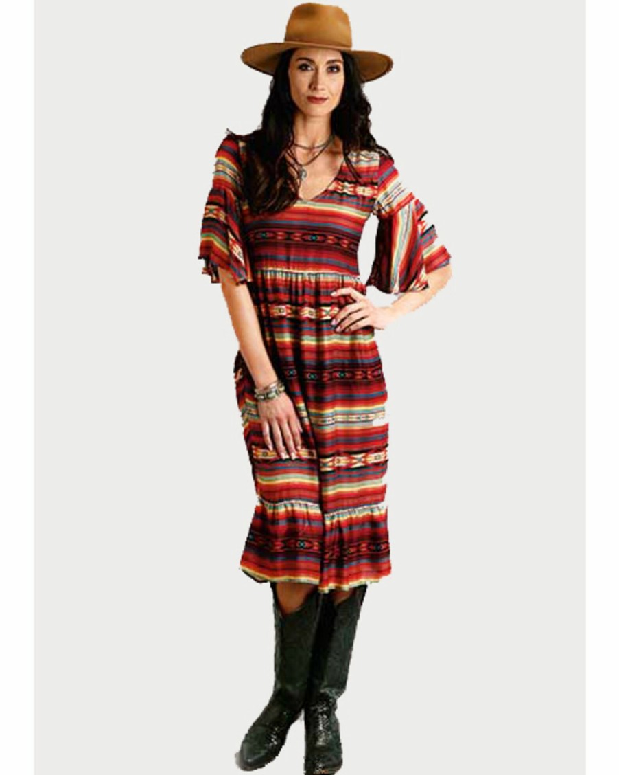 Dress * | Stetson Women'S Serape Print Dress Multi