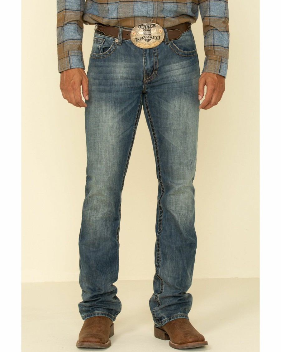 Jean * | Stetson Men'S 1014Rocker Fit Bootcut Jeans Blue