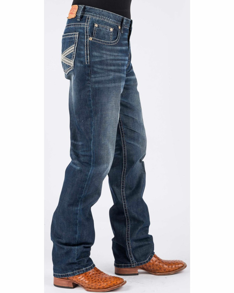 Jean * | Stetson Men'S 1520 Standard Fit Jeans Straight Leg Blue