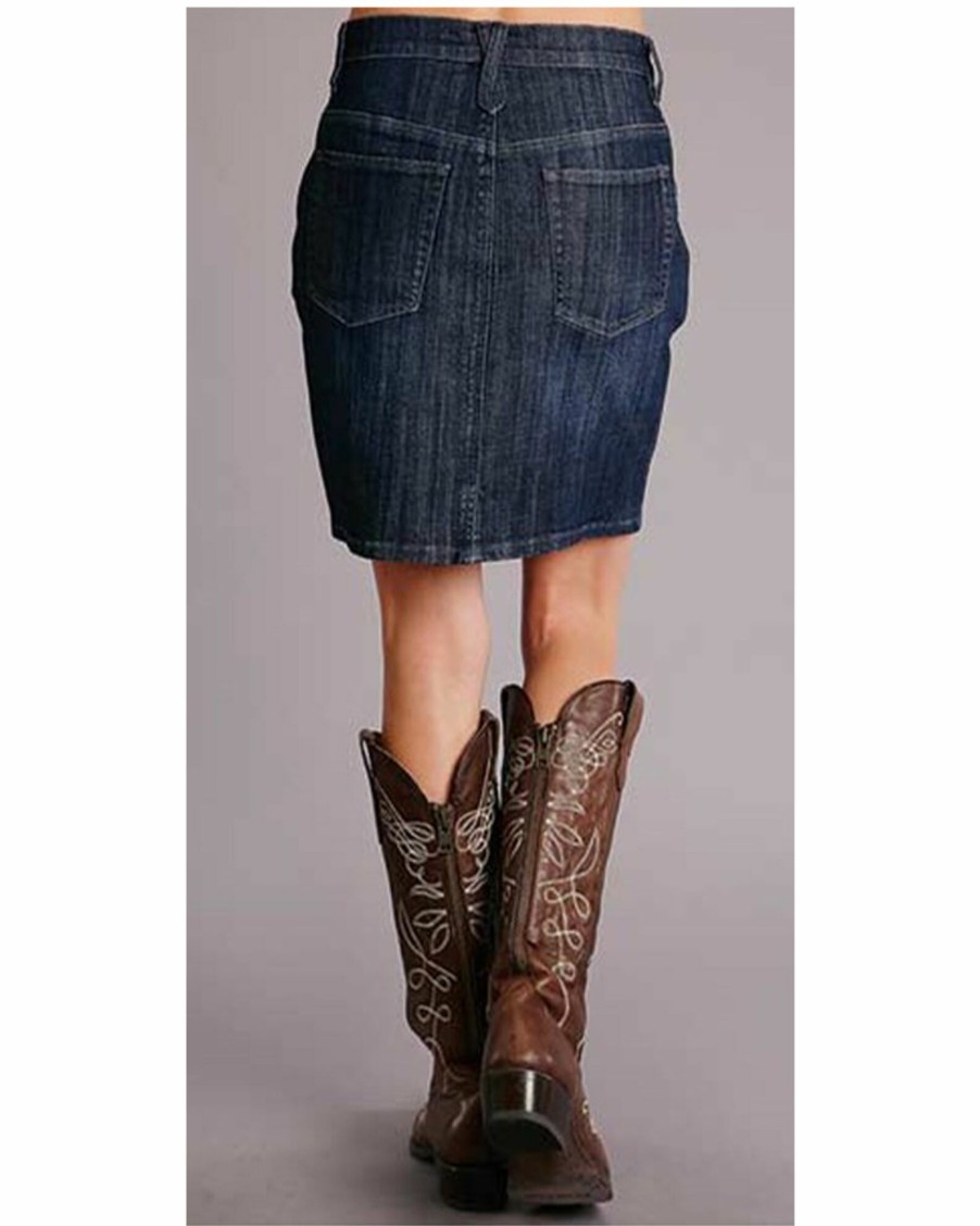 Skirt * | Stetson Women'S Dark Denim Skirt Blue