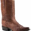 Boot * | Stetson Women'S Calf Western Boots Snip Toe Brown