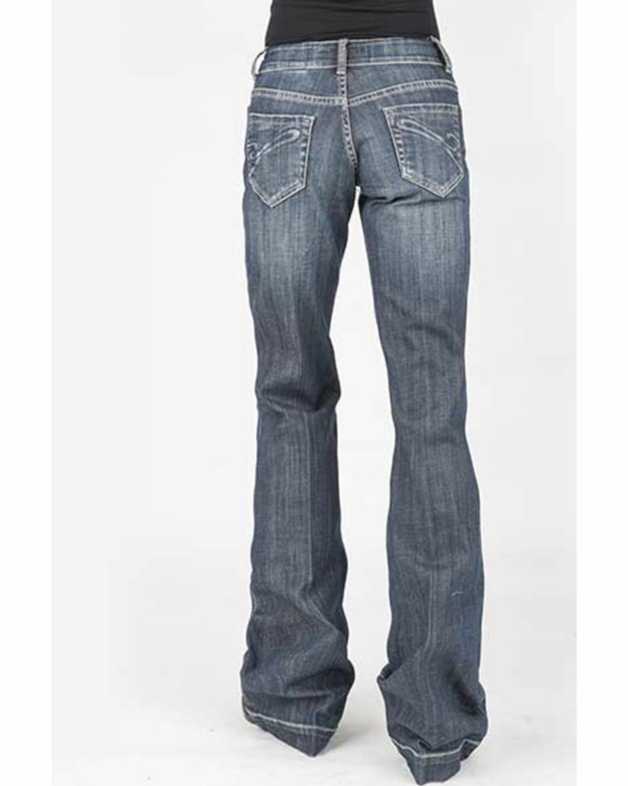 Jean * | Stetson Women'S 214 Medium Wash Trousers Blue