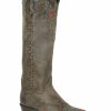 Boot * | Stetson Women'S Doli Aztec Embroidered Western Boots Brown