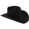 Hat * | Stetson Men'S Apache 4X Buffalo Felt Hat Black