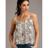 Shirt * | Stetson Women'S Snake Print Cami Ivory