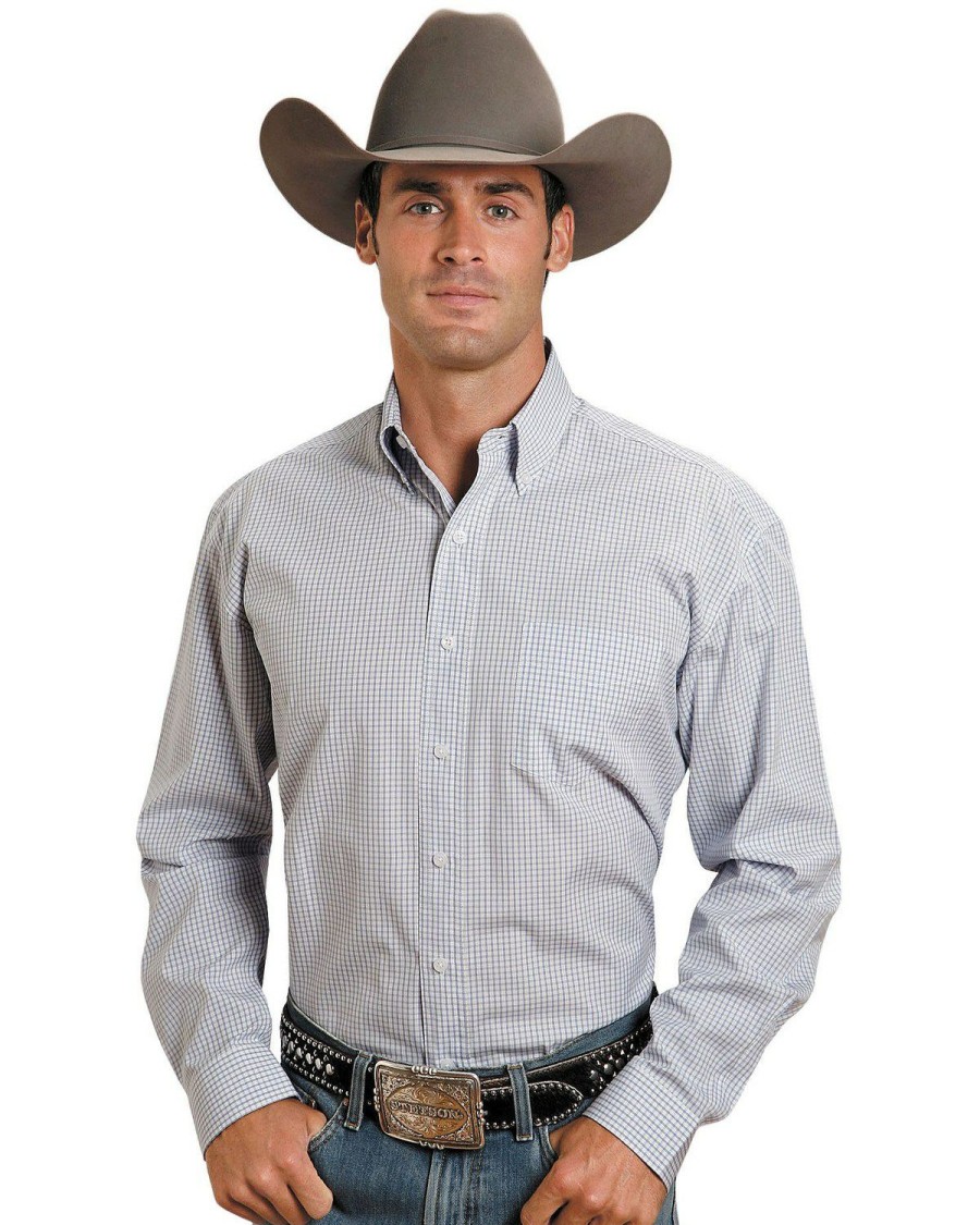 Shirt * | Stetson Plaid Button Shirt For Men'S