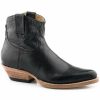 Boot * | Stetson Women'S Nellie Western Booties Pointed Toe Black