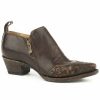 Boot * | Stetson Women'S Phoebe Leather Shoe Boots Brown