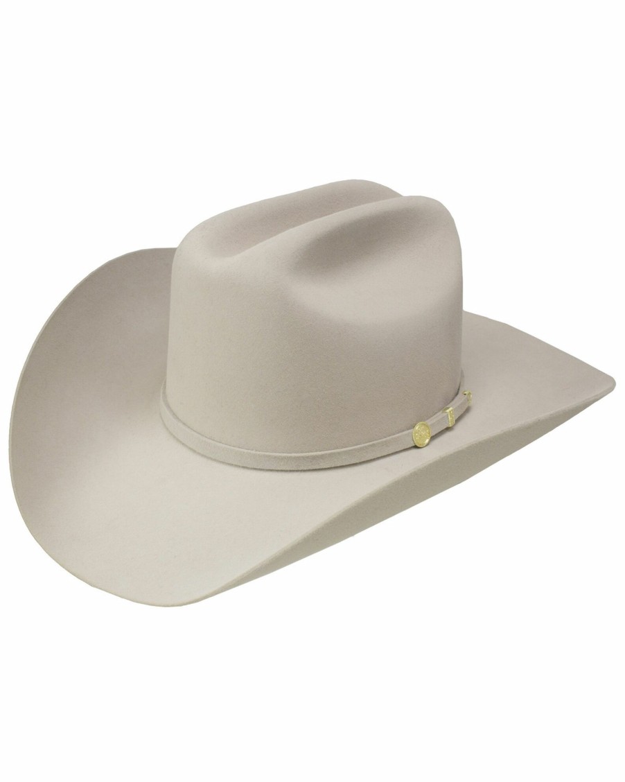 Hat * | Stetson Men'S El Presidente 100X Premier Fur Felt Hat Silver Belly