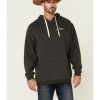 Sweatshirt * | Stetson Men'S Grey Vintage Logo Back Graphic Hooded Sweatshirt