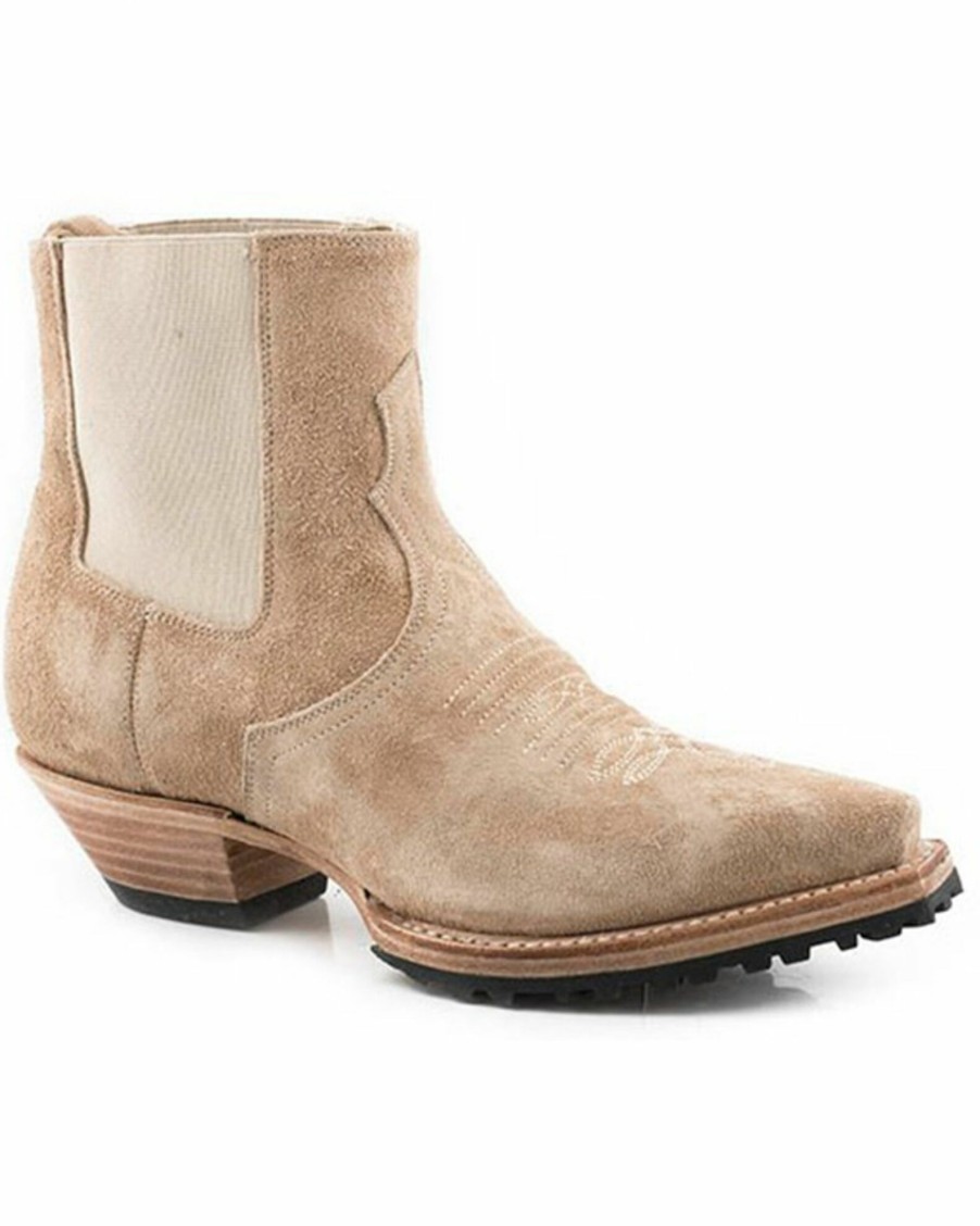 Boot * | Stetson Women'S Western Fashion Booties Snip Toe Brown