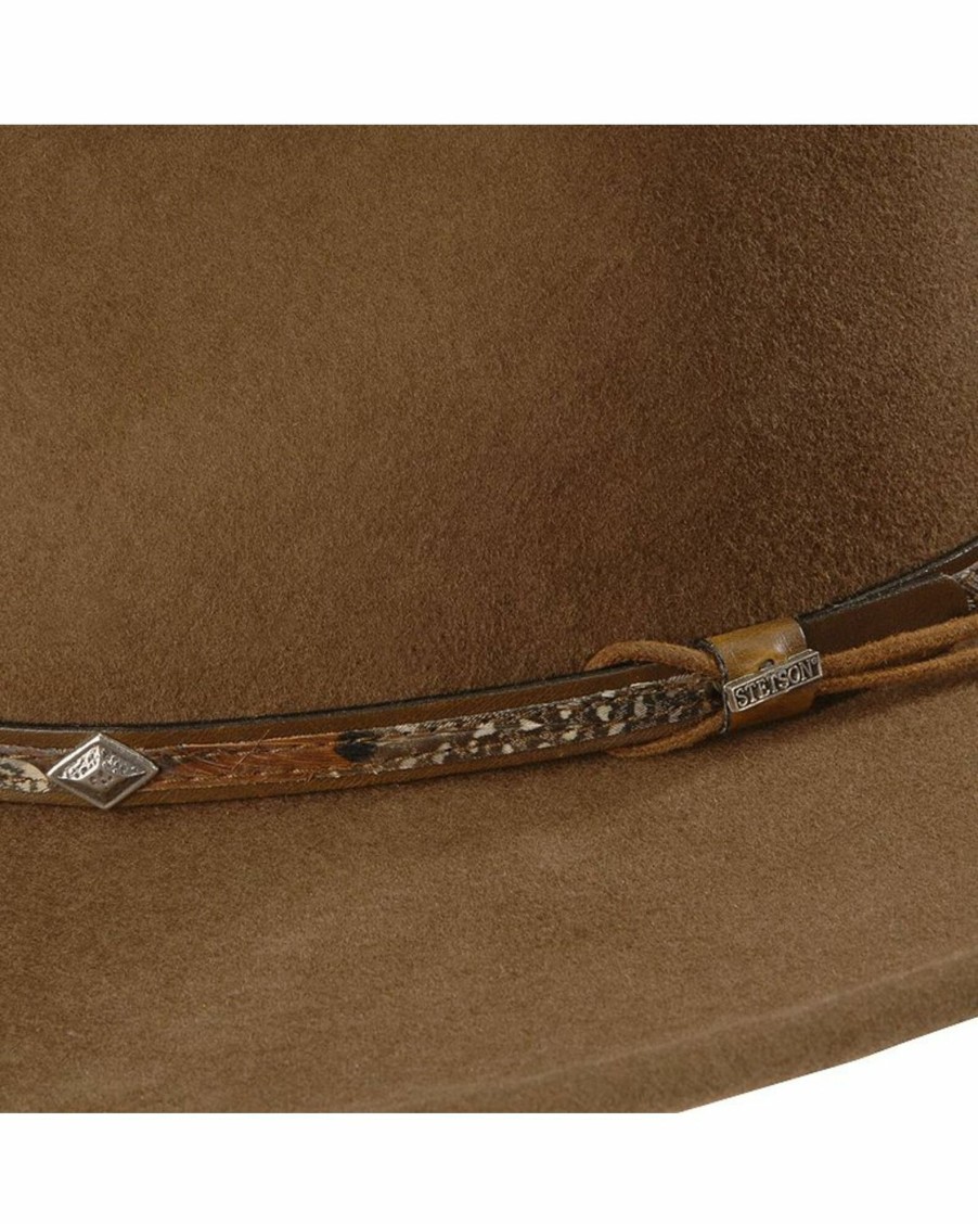 Hat * | Stetson Men'S Mountain Sky Crushable Wool Felt Hat Acorn