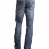 Jean * | Stetson Rock Fit Frayed X Stitched Jeans For Men'S