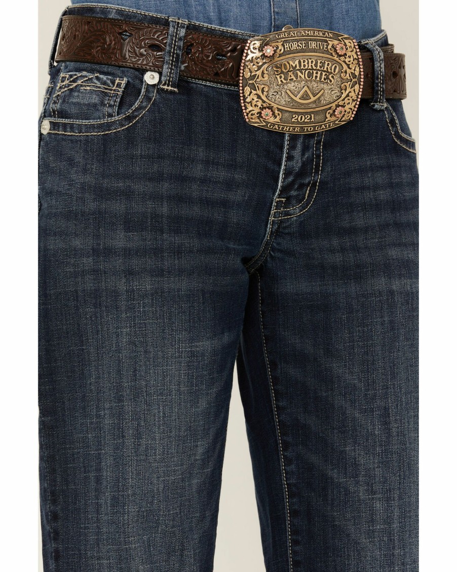 Jean * | Stetson Women'S 214 Trouser Flare Jeans Blue