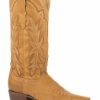 Boot * | Stetson Women'S Tan Casey Leather Boots Snip Toe Brown