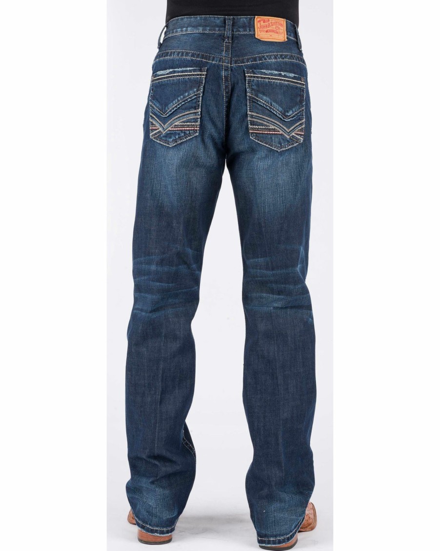 Jean * | Stetson Men'S 1312 Modern Fit Bootcut Jeans Blue