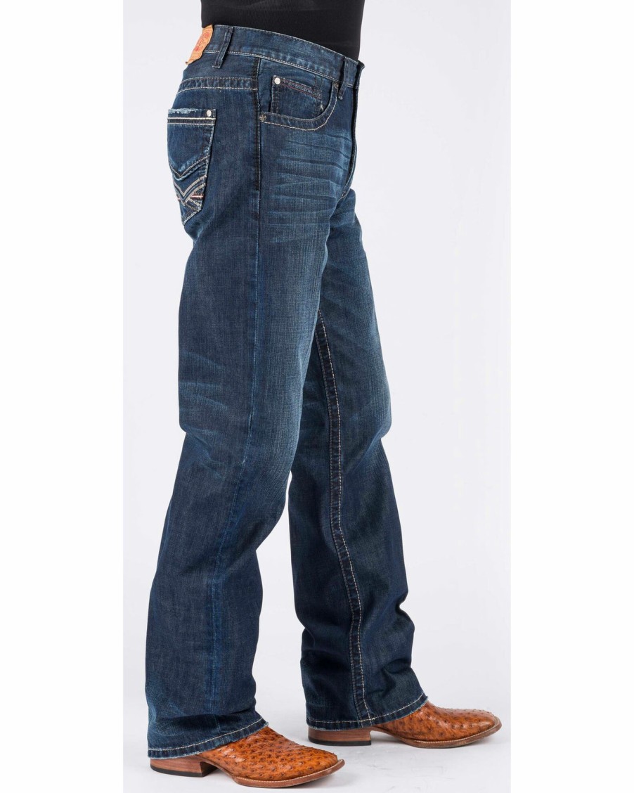 Jean * | Stetson Men'S 1312 Modern Fit Bootcut Jeans Blue