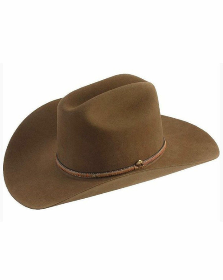 Hat * | Stetson Powder River 4X Buffalo Fur Felt Hat For Men'S Mink