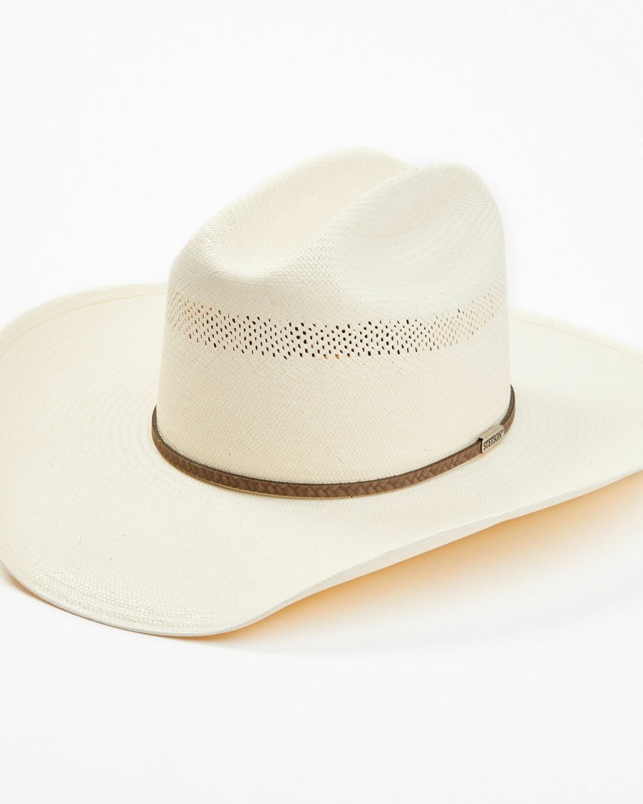 Hat * | Stetson Men'S 10X Straw Plait Western Hat