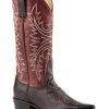 Boot * | Stetson Women'S Freya Western Boots Snip Toe Red