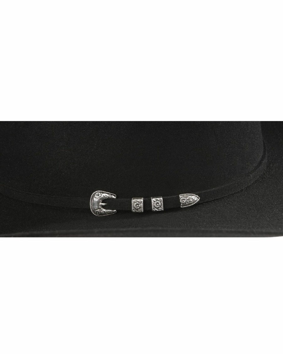 Hat * | Stetson Bar None 4X Fur Felt Hat For Men'S Black