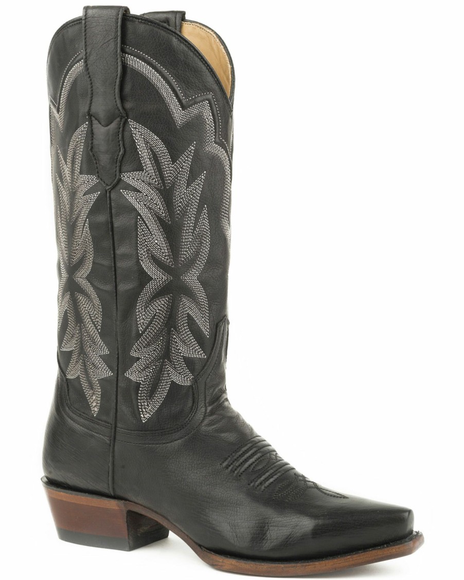 Boot * | Stetson Women'S Casey Western Boots Snip Toe Black