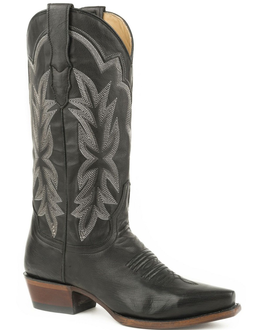 Boot * | Stetson Women'S Casey Western Boots Snip Toe Black