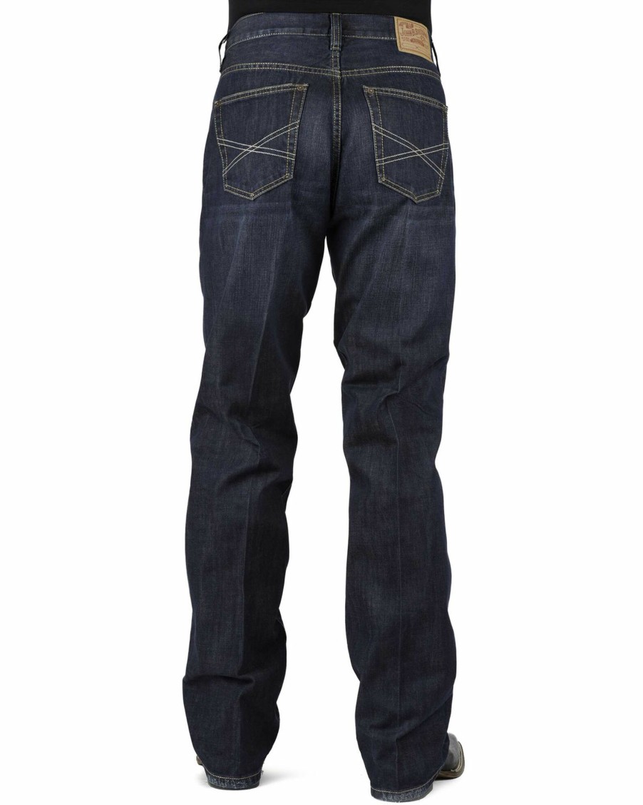 Jean * | Stetson Men'S Premium Modern Fit Boot Cut Jeans Denim