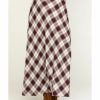 Skirt * | Stetson Women'S Plaid Maxi Skirt Brown