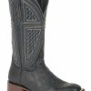 Boot * | Stetson Men'S Falls Oiled Alligator Exotic Western Boots Square Toe Black