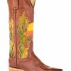 Boot * | Stetson Women'S Goldie Western Boots Snip Toe Brown