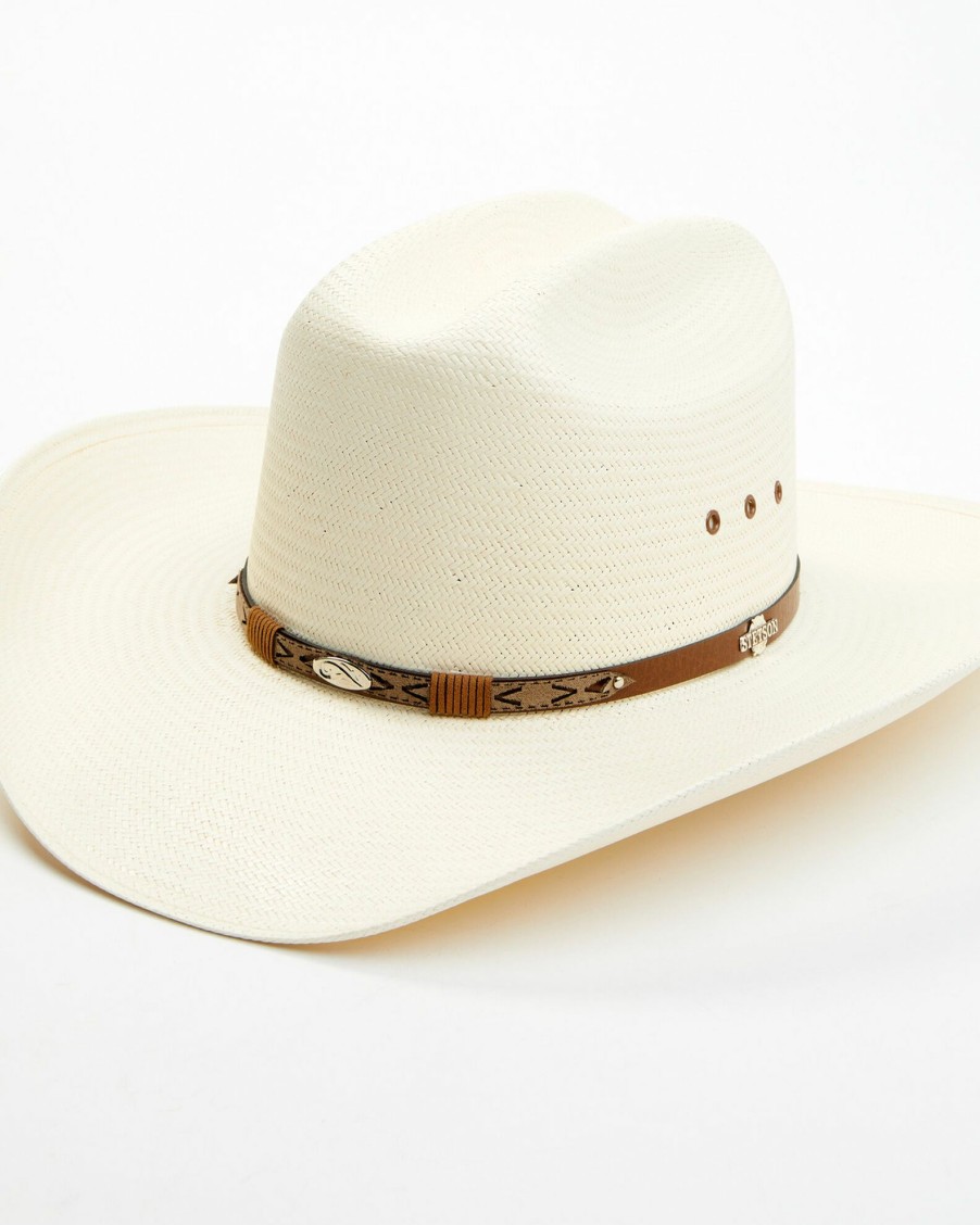 Hat * | Stetson Rodeo Cattleman Straw Western Hat For None Natural