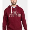 Sweatshirt * | Stetson Men'S Usa Stetson Graphic Fleece Hooded Sweatshirt