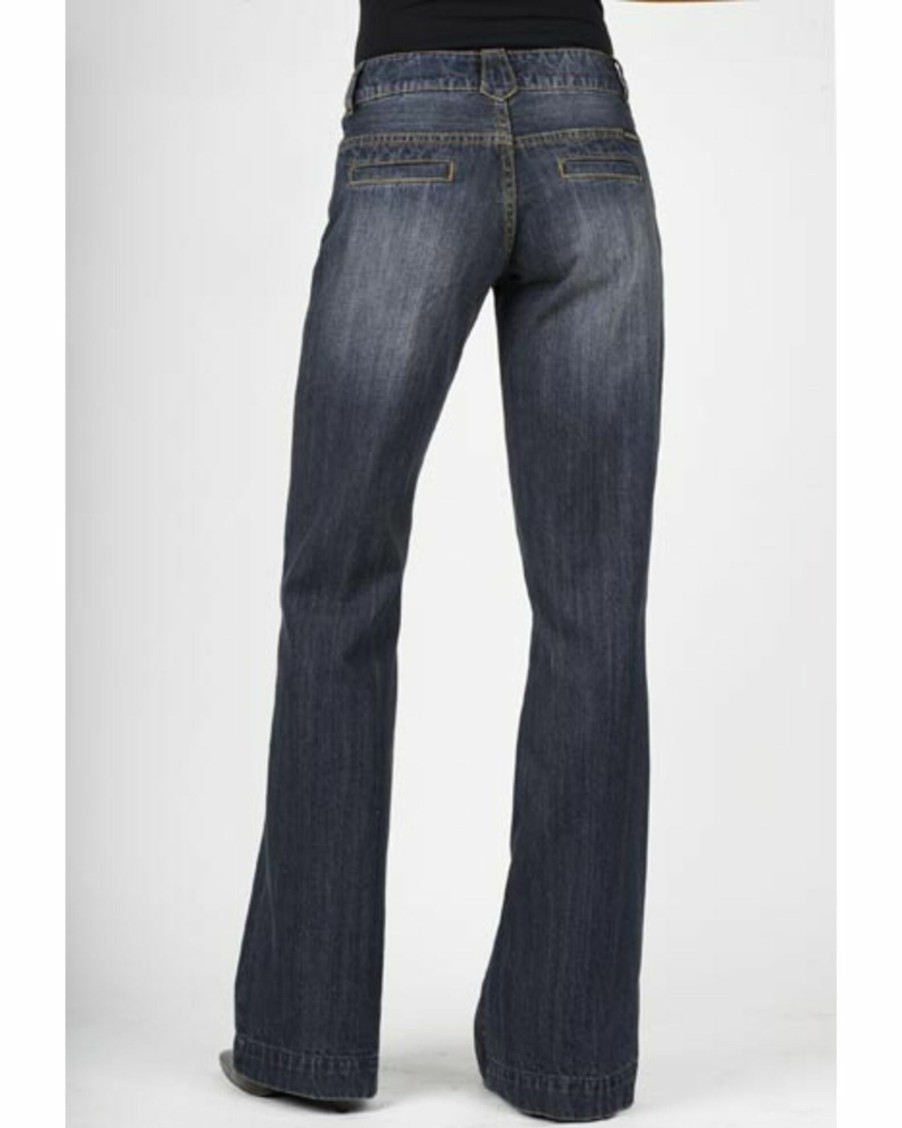 Jean * | Stetson Women'S 214 Fit City Trouser Jeans Med Wash