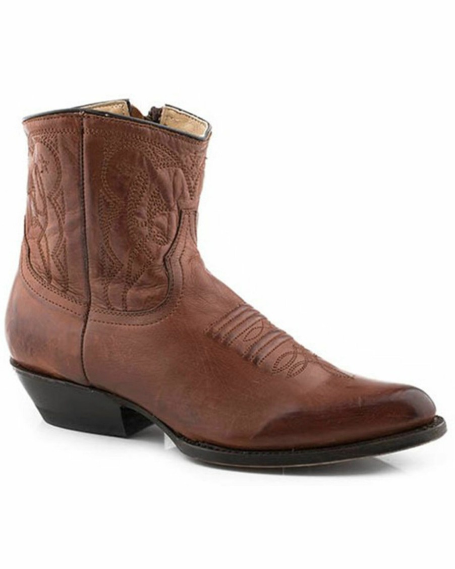 Boot * | Stetson Women'S Annika Cognac Western Boots Pointed Toe