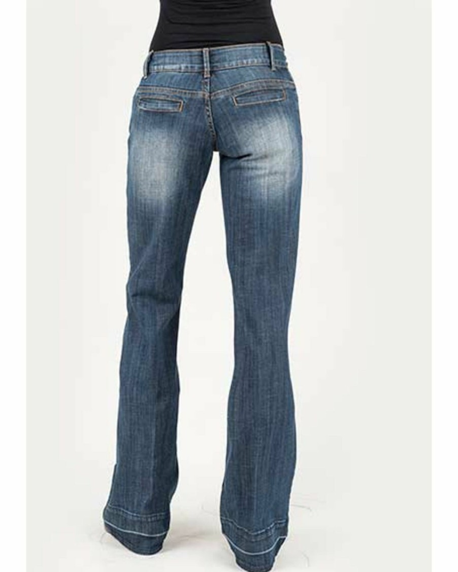 Jean * | Stetson Women'S Dark 214 City Trouser Fit Jeans Blue